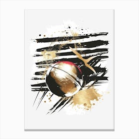 Cricket Ball Canvas Print