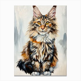 Maine Coon Painting 3 Canvas Print