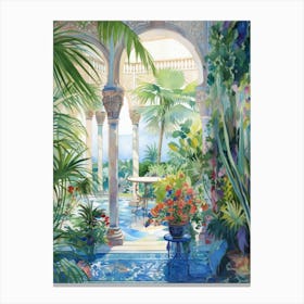 Tropical Garden Canvas Print