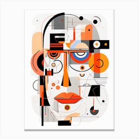 Abstract Face 2 Canvas Print