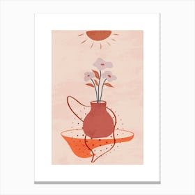 Vase Of Flowers Canvas Print