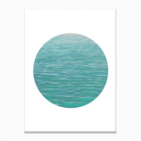Sea Circle Canvas Print
