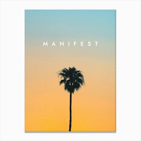 Manifest Canvas Print