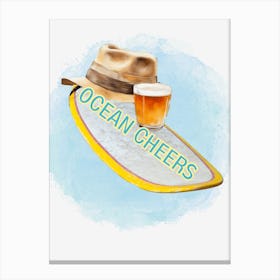 Ocean Cheers Canvas Print