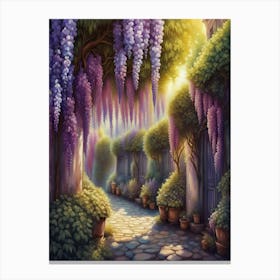 Wisteria Pass Print Canvas Print