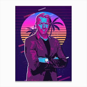 Christian 80s Retro Canvas Print