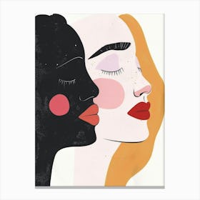 Two Black Women 6 Canvas Print