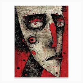 Face Of The Devil Canvas Print