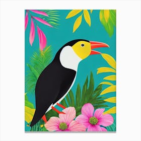 Penguin Tropical bird Canvas Print