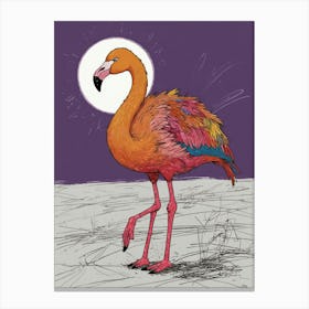 Flamingo 30 Canvas Print