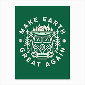 Make Earth Great Again Canvas Print