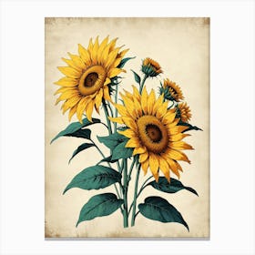 Sunflowers 1 Canvas Print