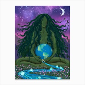 Earth Woman Canvas Print
