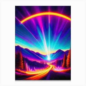 Rainbow Road Canvas Print