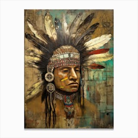Indian Chief 5 Canvas Print