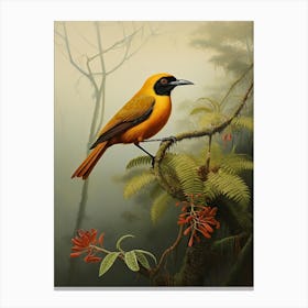 Nature's Paradise: Bird-of-Paradise Jungle Bird Wall Art Canvas Print