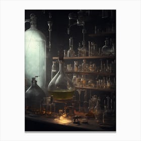Alchemical Laboratory Canvas Print