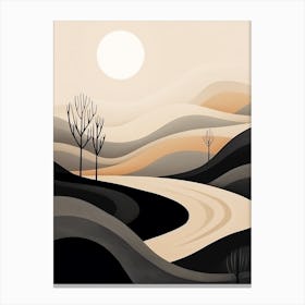 Minimalist Landscape 9 Canvas Print
