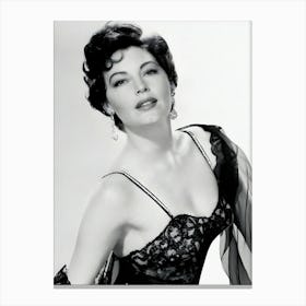 American Actress Ava Gardner Canvas Print