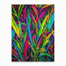 Colorful Grasses Canvas Print