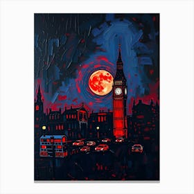 Big Ben At Night 1 Canvas Print