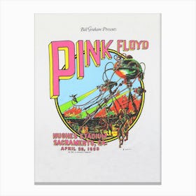 Rainfire Creation Pink Floyd Poster Canvas Print