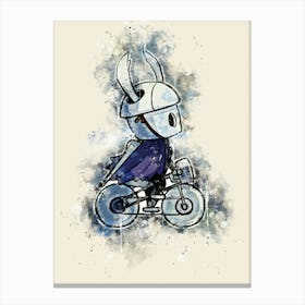 hollow knight On A Bike Canvas Print
