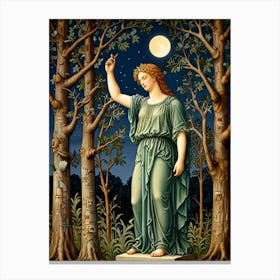 William Morris Aphrodite In The Woods Canvas Print