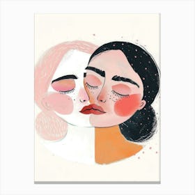 Two Women Kissing 27 Canvas Print