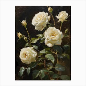 White Roses 3 Canvas Print