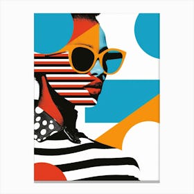 Woman In Sunglasses 19 Canvas Print