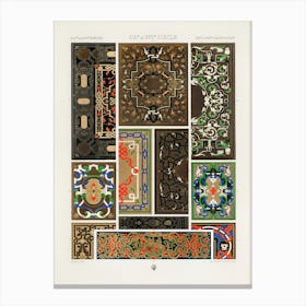 16th And 17th Century Pattern, Albert Racine 1 Canvas Print