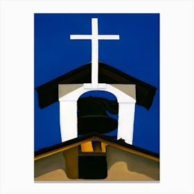 Georgia O'Keeffe - Church Steeple . 1930 Canvas Print