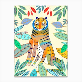 Tiger Colourful Canvas Print