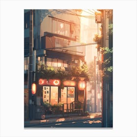 City Dawn Canvas Print