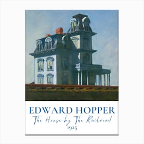 Edward Hopper House By The Railroad Canvas Print