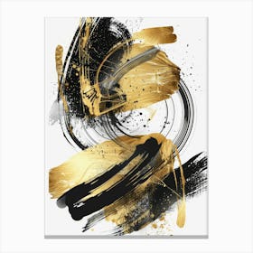 Abstract Gold Canvas Print 2 Canvas Print