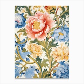 Floral Wallpaper 7 Canvas Print