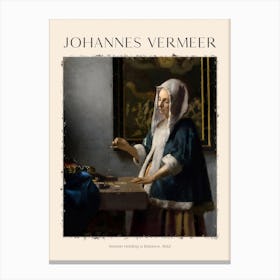 Johannes Vermeer 1 Canvas Print