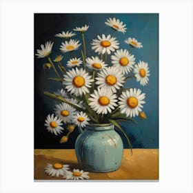 Daisies In A Vase 5 Canvas Print