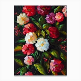 Stock 2 Still Life Oil Painting Flower Canvas Print