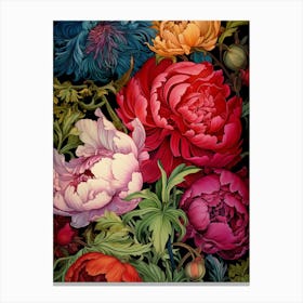 Peonies 33 Canvas Print