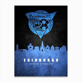 Peterhead Fc Canvas Print