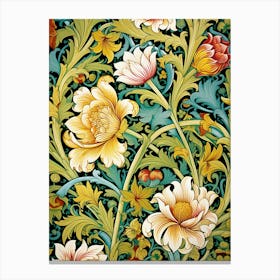 Floral Wallpaper By William Morris 2 Canvas Print