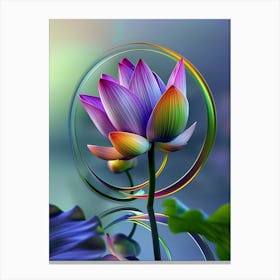 Lotus Flower 117 Canvas Print