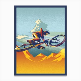 My Air Miles Cycling Canvas Print