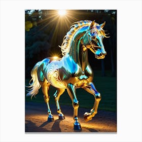 Golden Horse Canvas Print