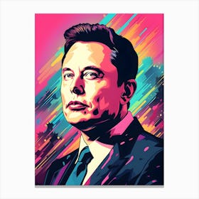 Elon Musk 4 Canvas Print