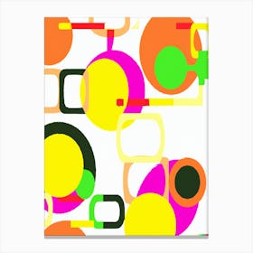 Abstract Color Patterns Canvas Print