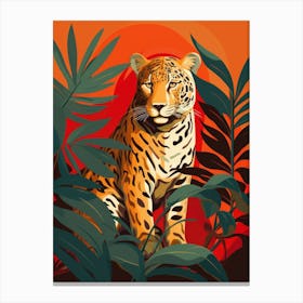 Jaguar In The Jungle 3 Canvas Print